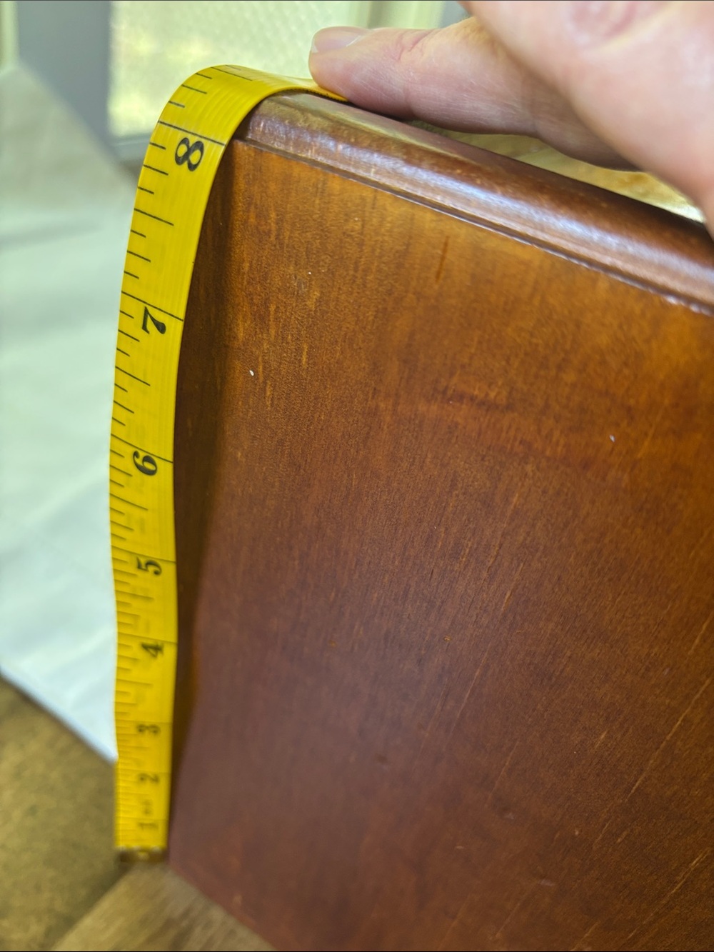 Vintage Wooden Bread Box in Warm Brown. Cottagecore Country Americana - Picture 8 of 8
